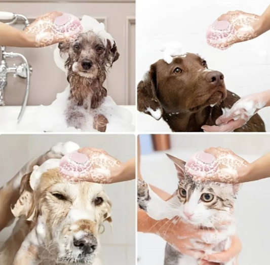 Cepillo baño para mascotas